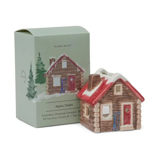 Paddywax Casetta Porta Incenso Chalet Alpino 05