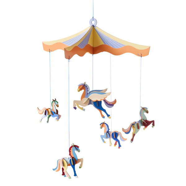 Studio Roof Cot Mobile "circus Of The Sun"
