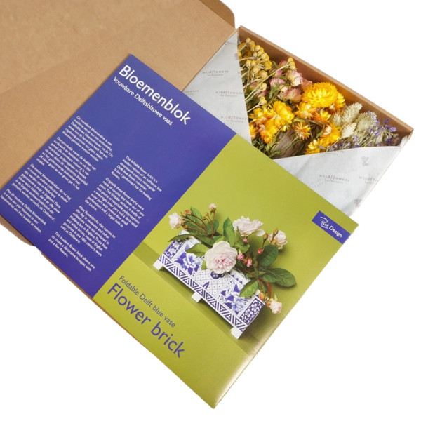 Wildflowers Dried Flowers Letterbox Diy Tulip Vase Horizontal - Image 2