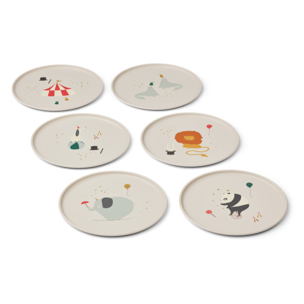 Liewood "remco" Set 6 Piatti Circo - immagine 2