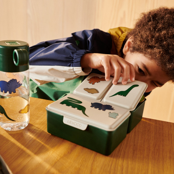 Liewood "driss" Lunch Box Dinosauri - immagine 2