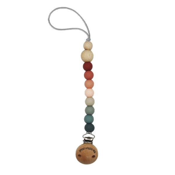 The Cotton Cloud Nude Pacifier Chain