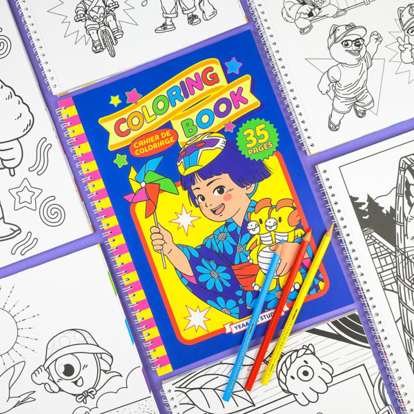 Yeaaah Studio Libro Da Colorare Giappone - immagine 4