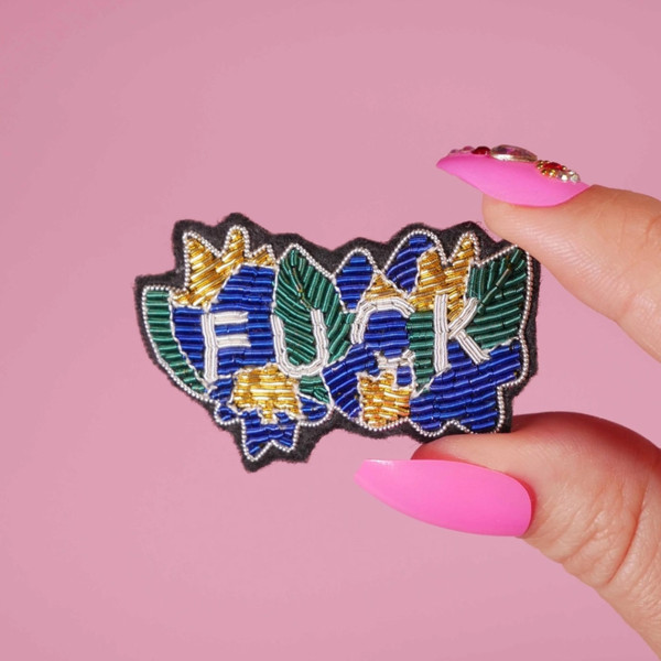 Malicieuse "fuck" Brooch