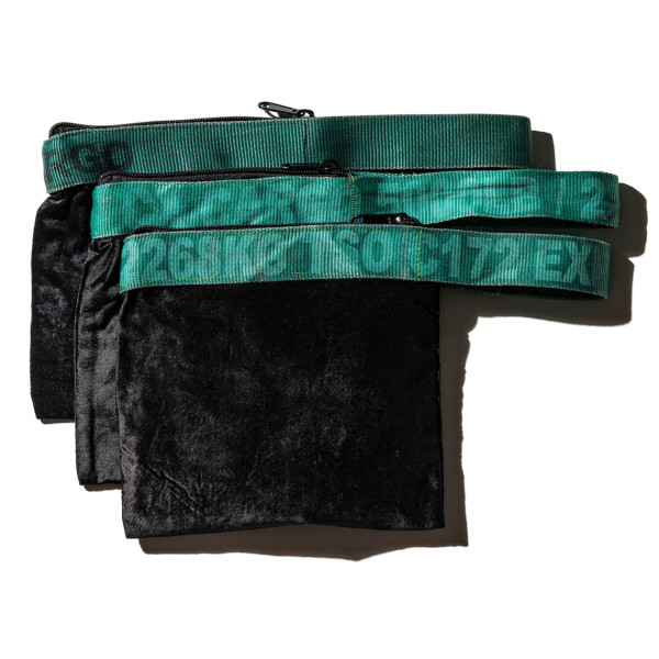Puebco Velvet Sling Belt Pouch Black - Image 2