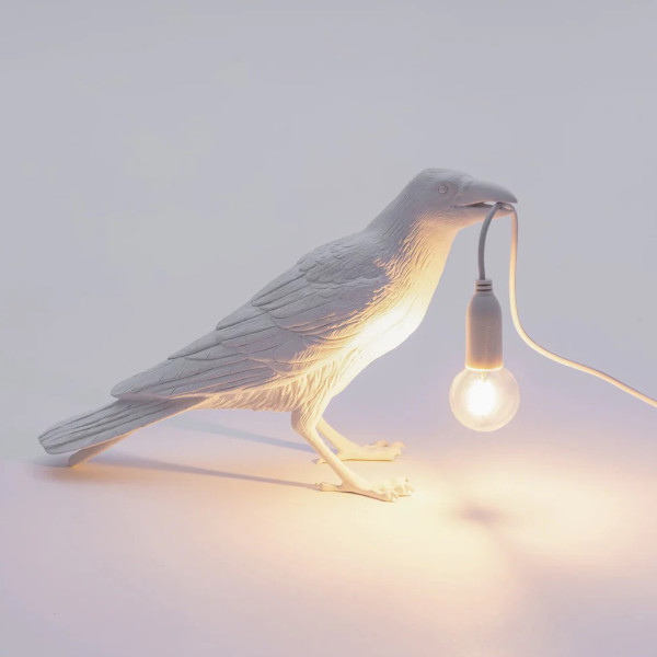 Seletti Bird Lamp White Waiting