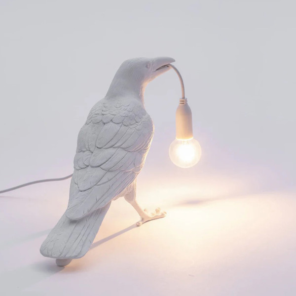 Seletti Bird Lamp White Waiting - immagine 3