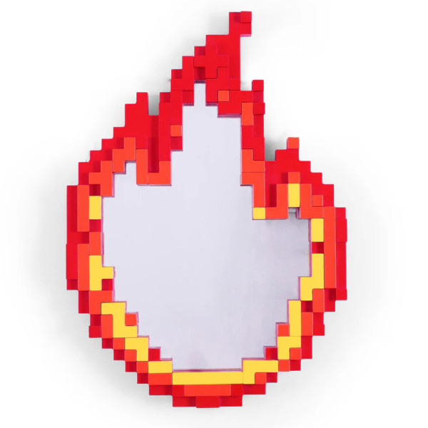 Seletti Pixel Mirror Flame