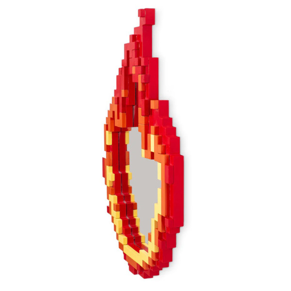 Seletti Pixel Mirror Flame - immagine 4