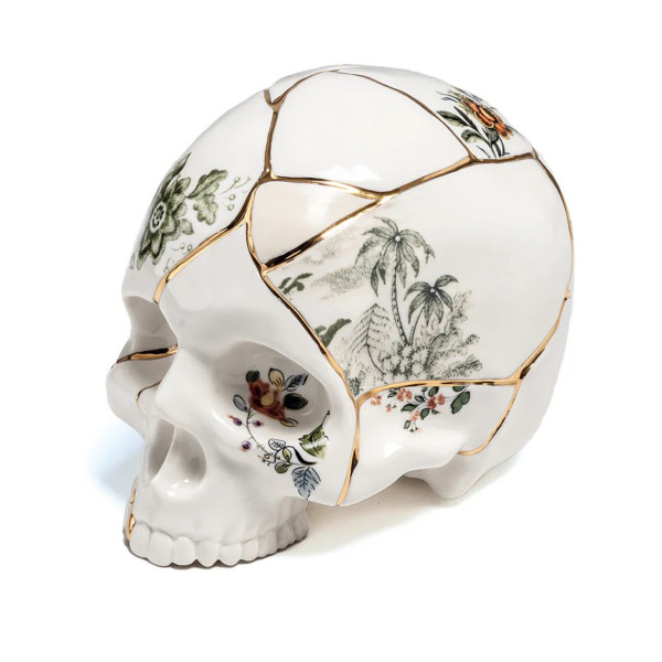 Seletti Skull Kintsugi