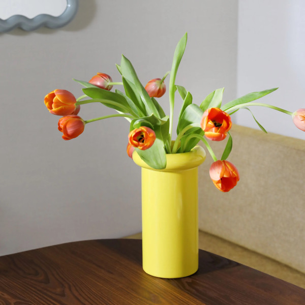 Klevering Vaso Turban Giallo - immagine 2