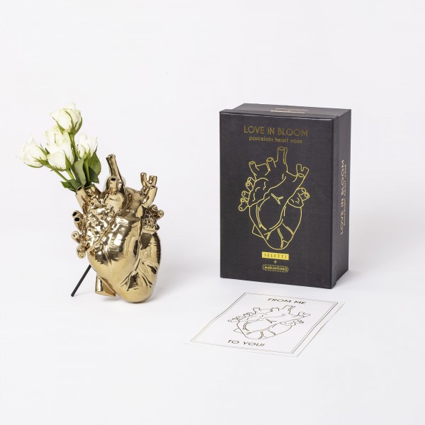 Seletti Vaso Love In Bloom Gold - immagine 3