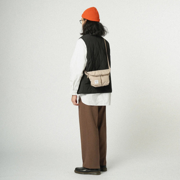 Hellolulu "mini Kasen" Tracolla Beige - immagine 2