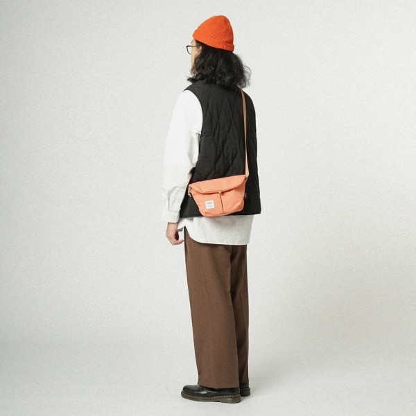 Hellolulu "mini Kasen" All Day Shoulder Bag Pale Orange - Image 2