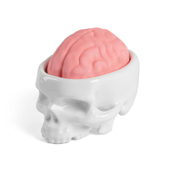 Seletti Porta Sapone Brain Wash Bianco