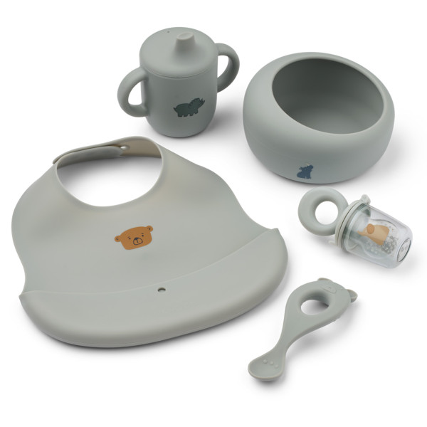Liewood "mileah" Baby Set Regalo Pappa Blu - immagine 2
