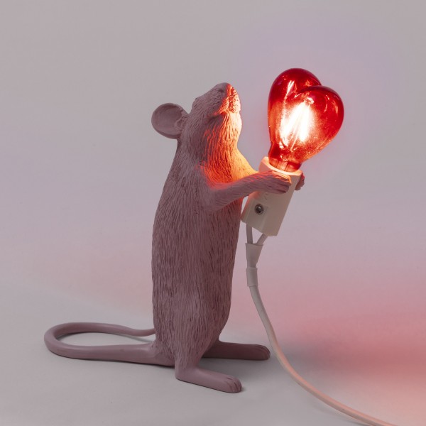 Seletti Mouse Lamp Love Edition Usb - immagine 3