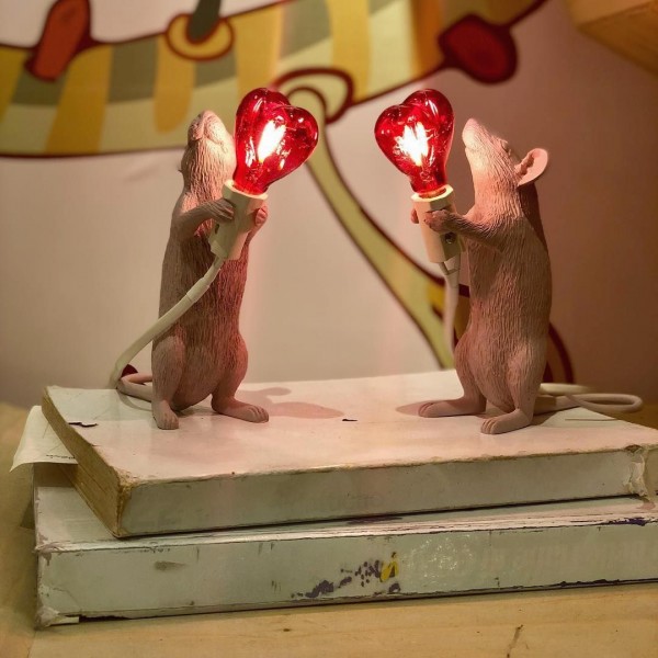 Seletti Mouse Lamp Love Edition Usb - immagine 4