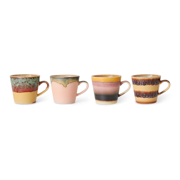 Hk Living Set 4 Mugs 70's Vista - immagine 3
