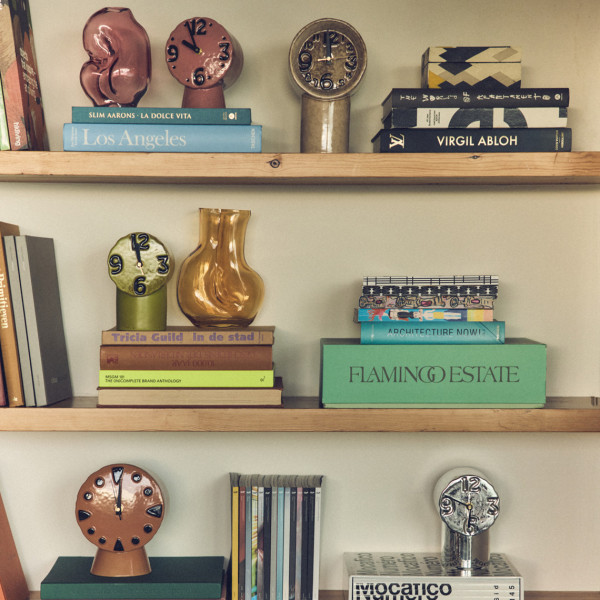 Hk Living Vaso In Vetro Gleam Ambra - immagine 2