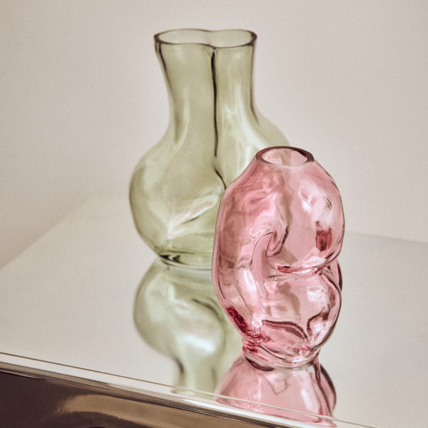 Hk Living Gleam Glass Small Vase Rose - Image 2