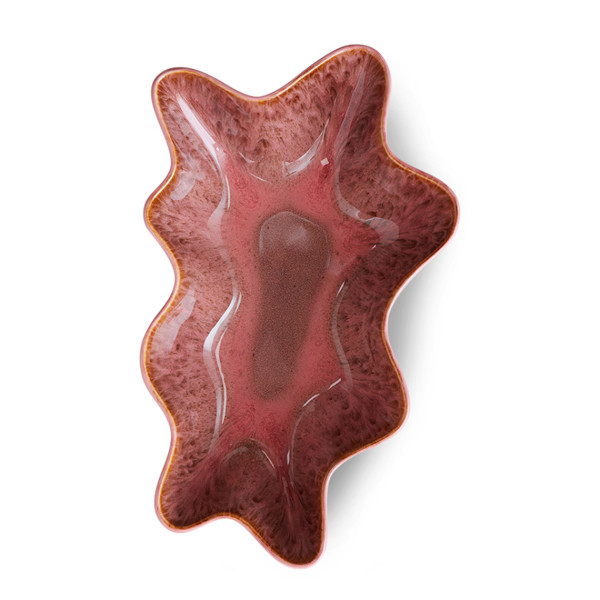 Hk Living Shell Serving Bowl Coral