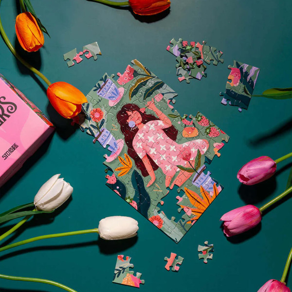 Stopuzzle "flowers" Puzzle 100 Pezzi - immagine 3