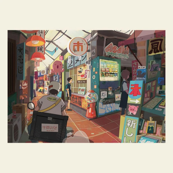 Stopuzzle "la Cucina Di Osaka" Puzzle 1000 Pezzi
