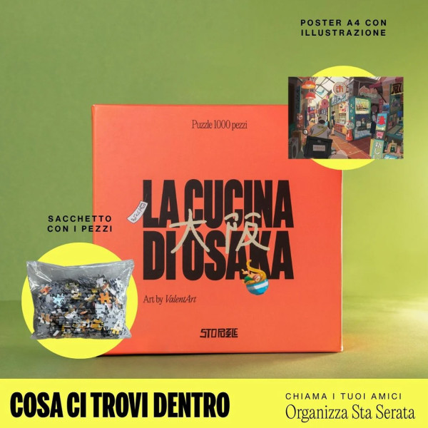 Stopuzzle "la Cucina Di Osaka" Puzzle 1000 Pezzi - immagine 2