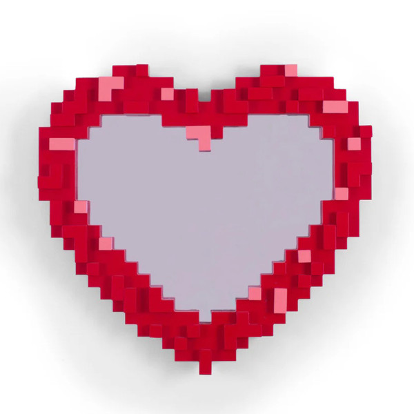 Seletti Pixel Mirror Heart
