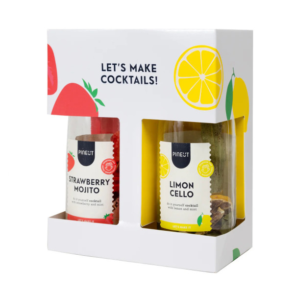 Pineut Cocktail Gift Package Strawberry Mojito + Limoncello
