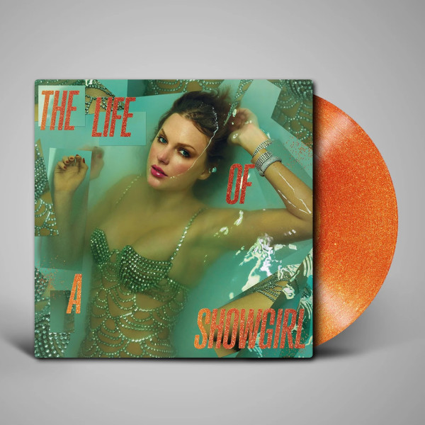 Taylor Swift The Life Of A Showgirl (vinile Sweat And Vanilla Perfume Portofino Orange Glitter)