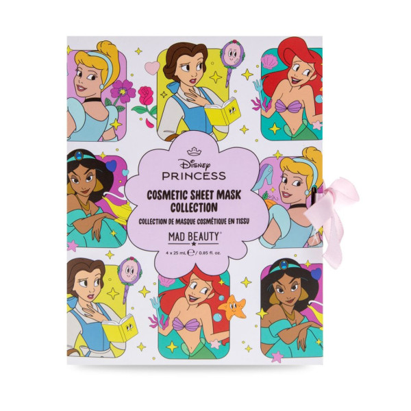 Mad Beauty Disney Princess Cosmetics Sheet Mask Collection New