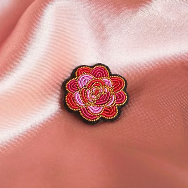 Malicieuse Spilla "rosa"