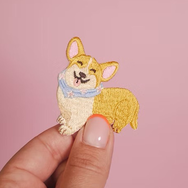 Malicieuse "corgi" Patch