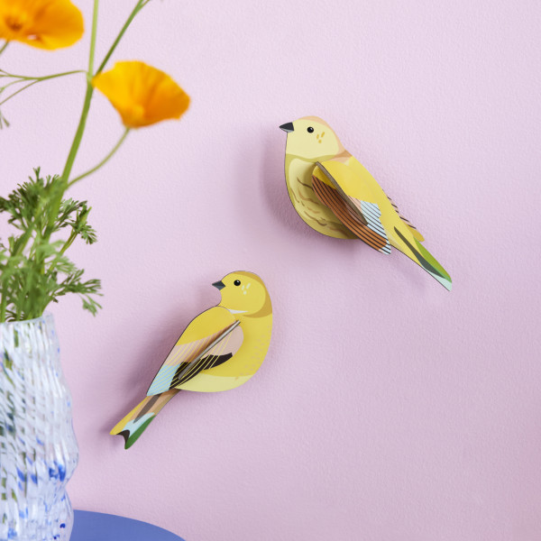Studio Roof Garden Bird Citrinella Pair - Image 2