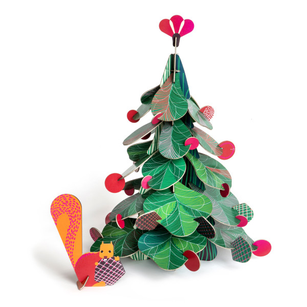 Studio Roof Christmas Tree With Squirrel