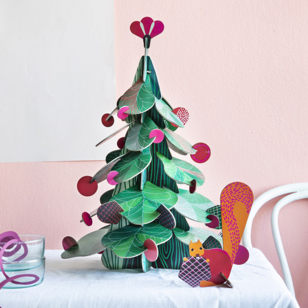Studio Roof Christmas Tree With Squirrel - Image 2