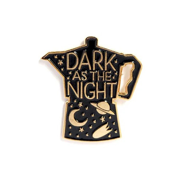 Ahoy Kollektiv "dark As The Night" Enamel Pin