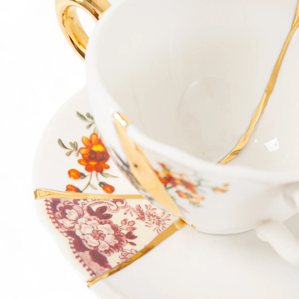 Seletti Kintsugi Tea Cup With Saucer 1 - Image 3