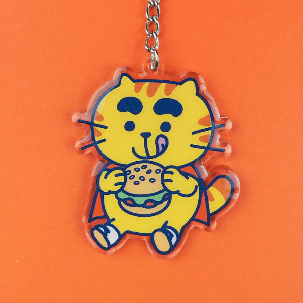 Yeaaah Studio "brioche - Burger" Keychain
