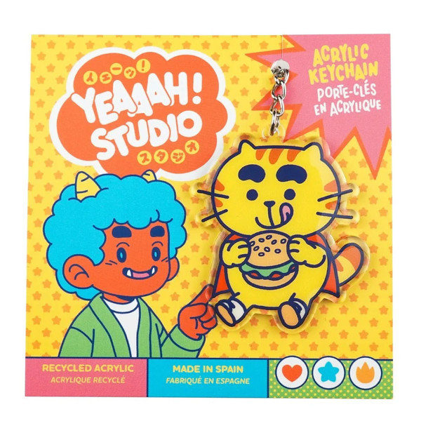 Yeaaah Studio "brioche - Burger" Keychain - Image 2