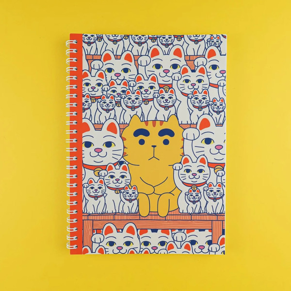 Yeaaah Studio "maneki-neko" Taccuino Spirale