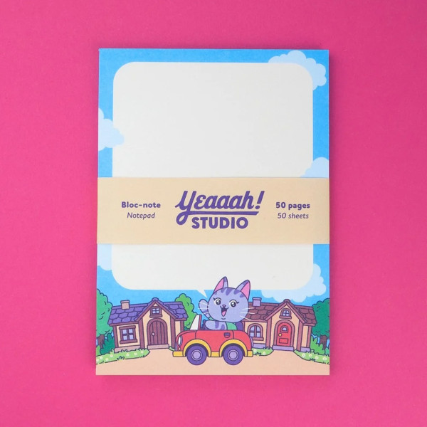 Yeaaah Studio "kitty" Notepad