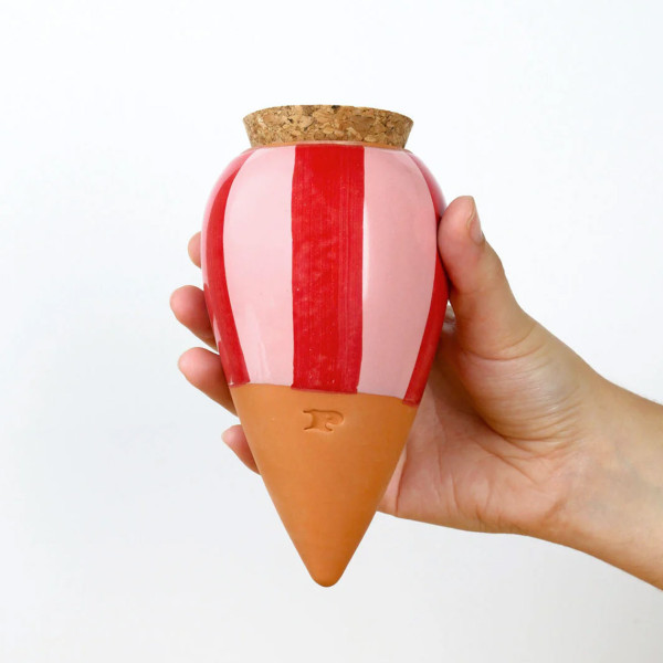 Pepin Sistema D'irrigazione Olla Righe Rosa E Rosso