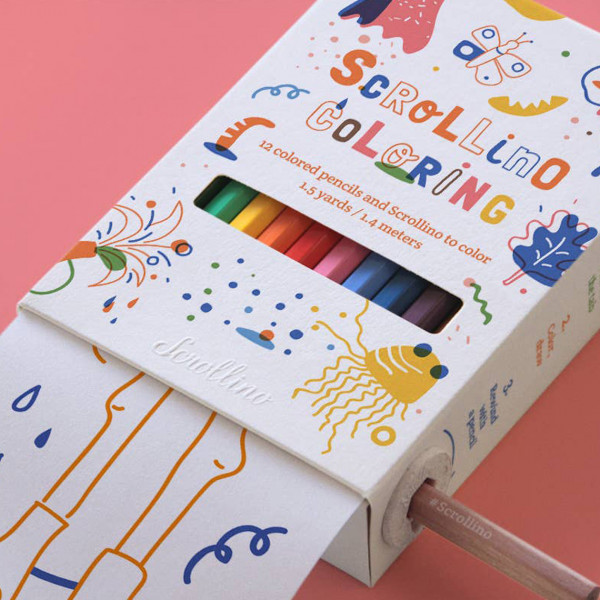 Scrollino Gioco Tascabile Per Bambini Da Colorare - immagine 2