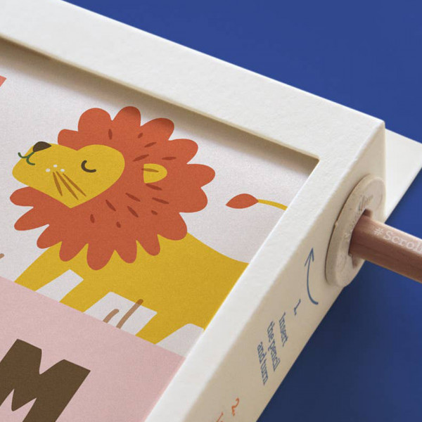 Scrollino Kid’s Pocket Game Abc Zoo - Image 3