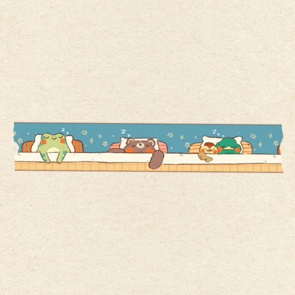 Bloemkolie Snoozy Friends Washi Tape - Image 2