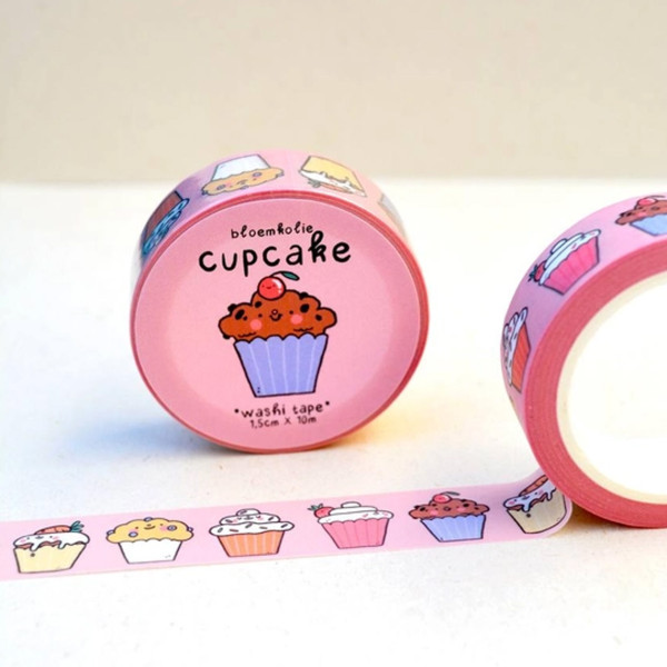 Bloemkolie Nastro Washi Tape Cupcake - immagine 2
