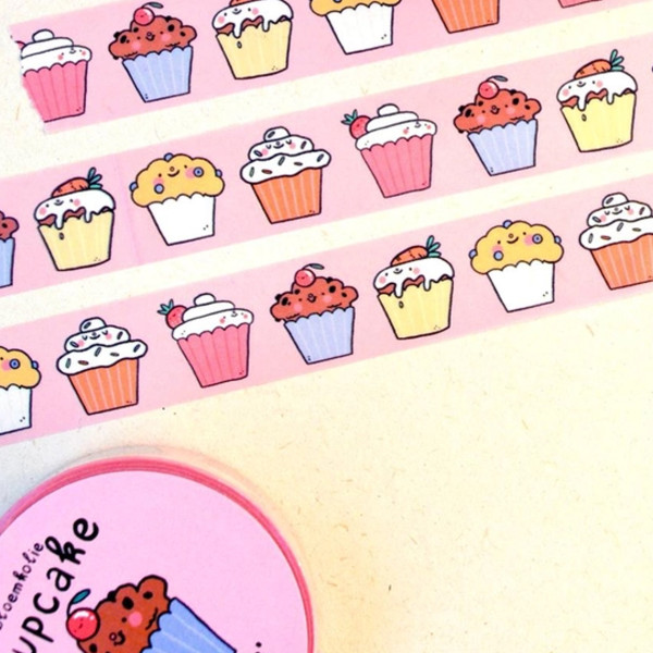 Bloemkolie Nastro Washi Tape Cupcake - immagine 3